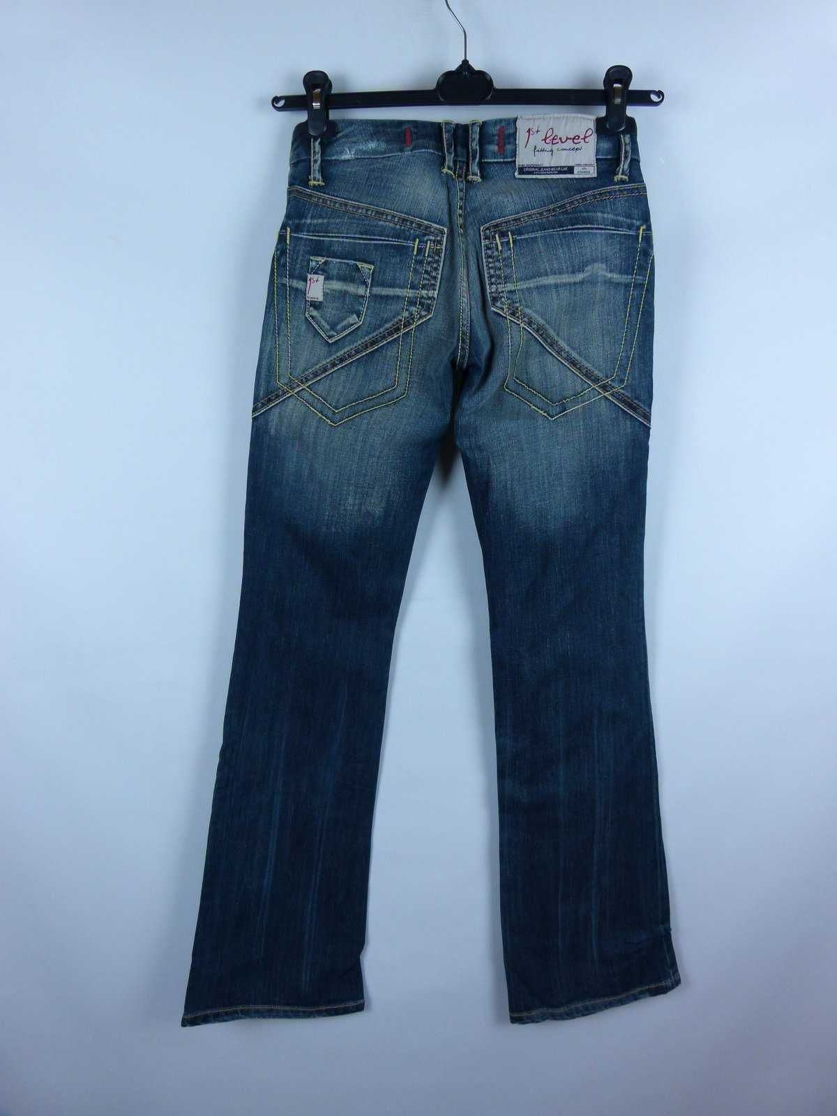 Salsa 1st Level spodnie dżins bootcut jeans / W26 T34