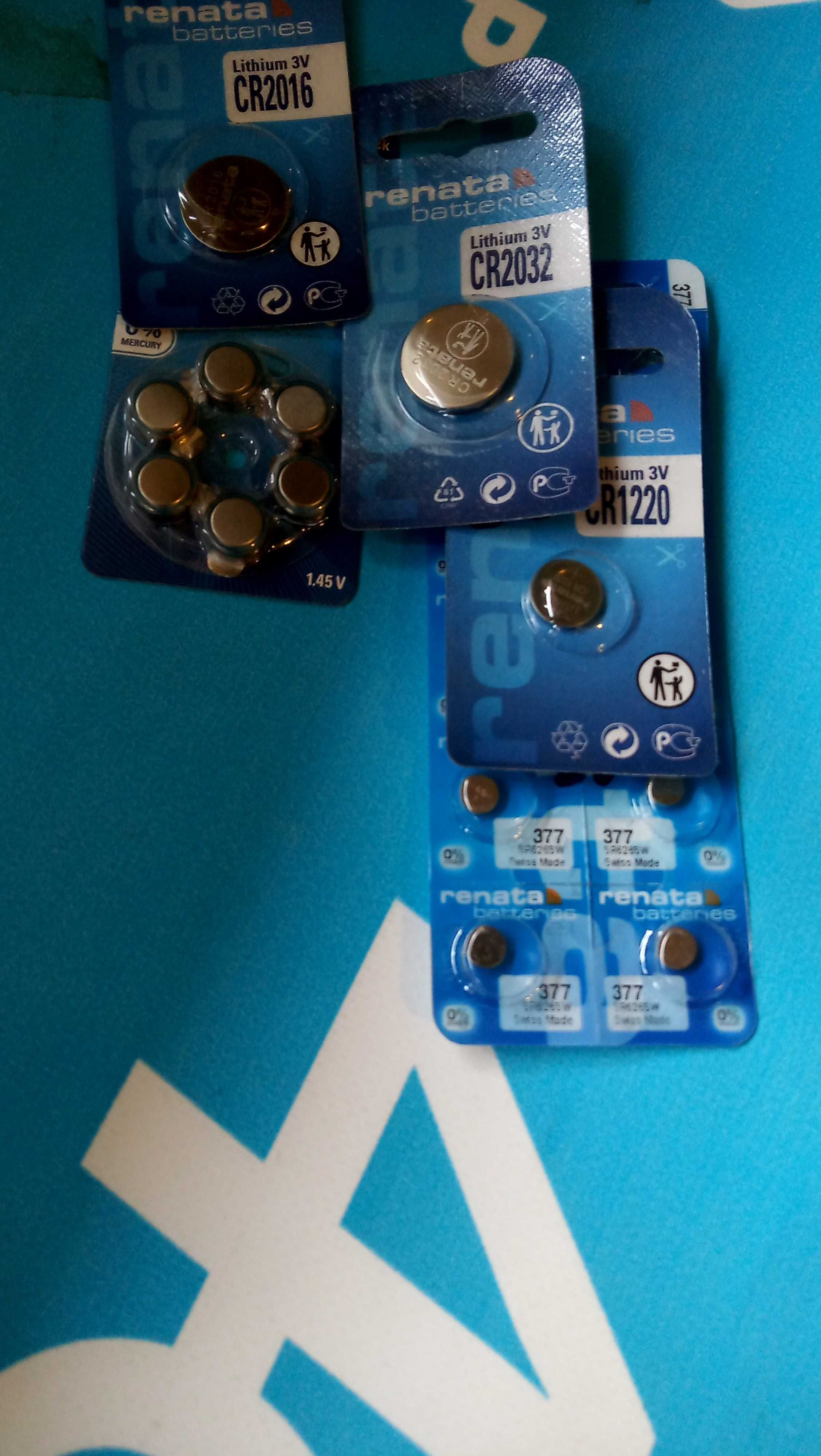 Батарейки для слуховых аппаратов, Швейцария, ZA-13, 312, 675 и др.