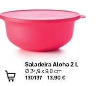 Saladeira Aloha Tupperware -2L
