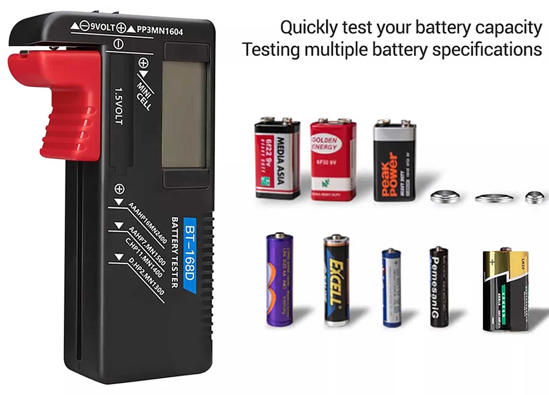 Тестер для батарейок/батареек /акамуляторов