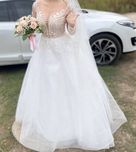 Весільна сукня з рукавами,свадебное платье с рукавом