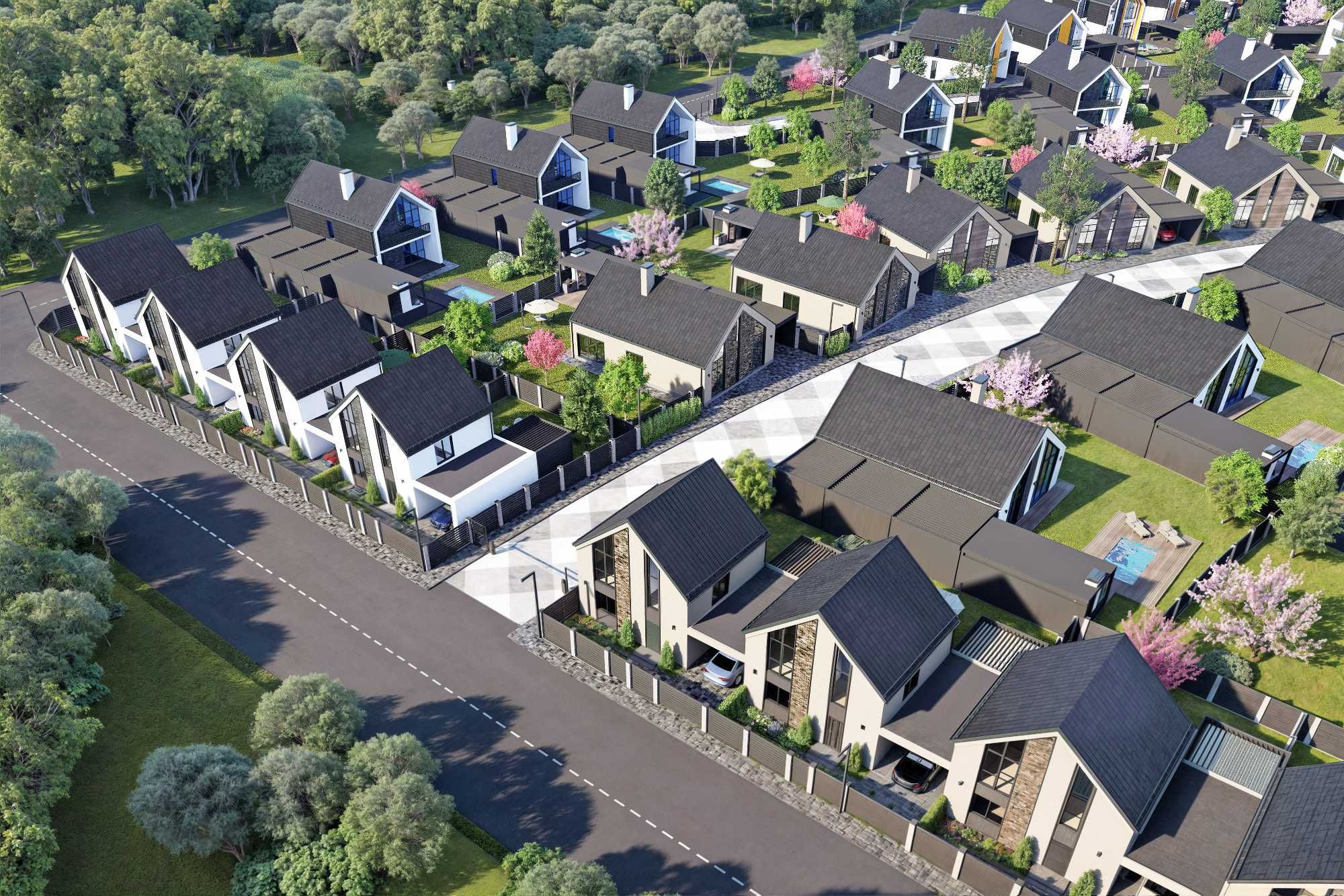 Продаж будинку 200 м² біля ріки. КМ O!villas. 4 роки розтермінуван.