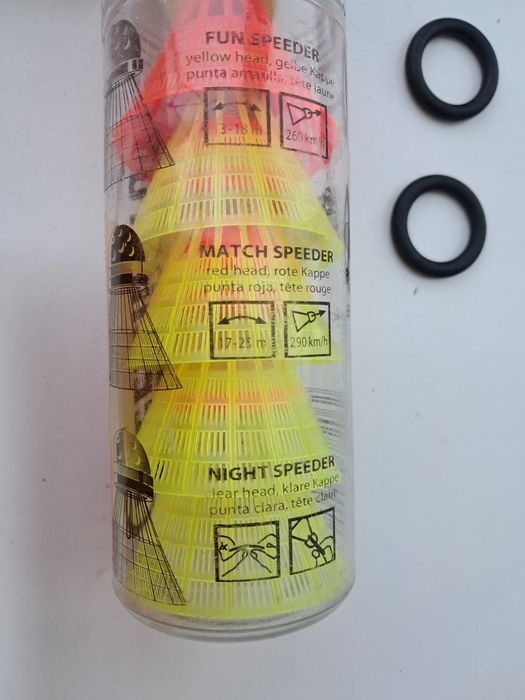 Zestaw 5 lotek Speedminton do badmintona