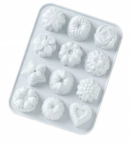 Forma silikonowa babeczek muffinek serce Wielkanoc święta #3614