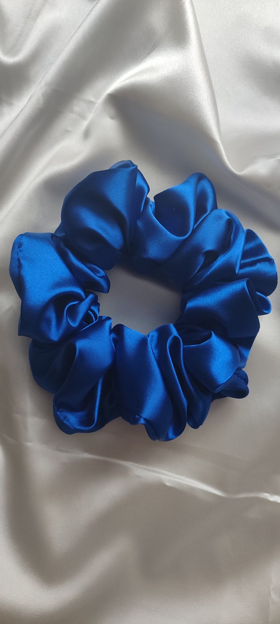 Scrunchie do włosów rozm XL Satyna