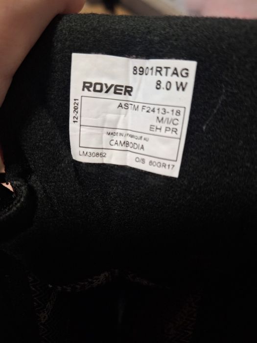 НОВІ фірмові берці  ROYER