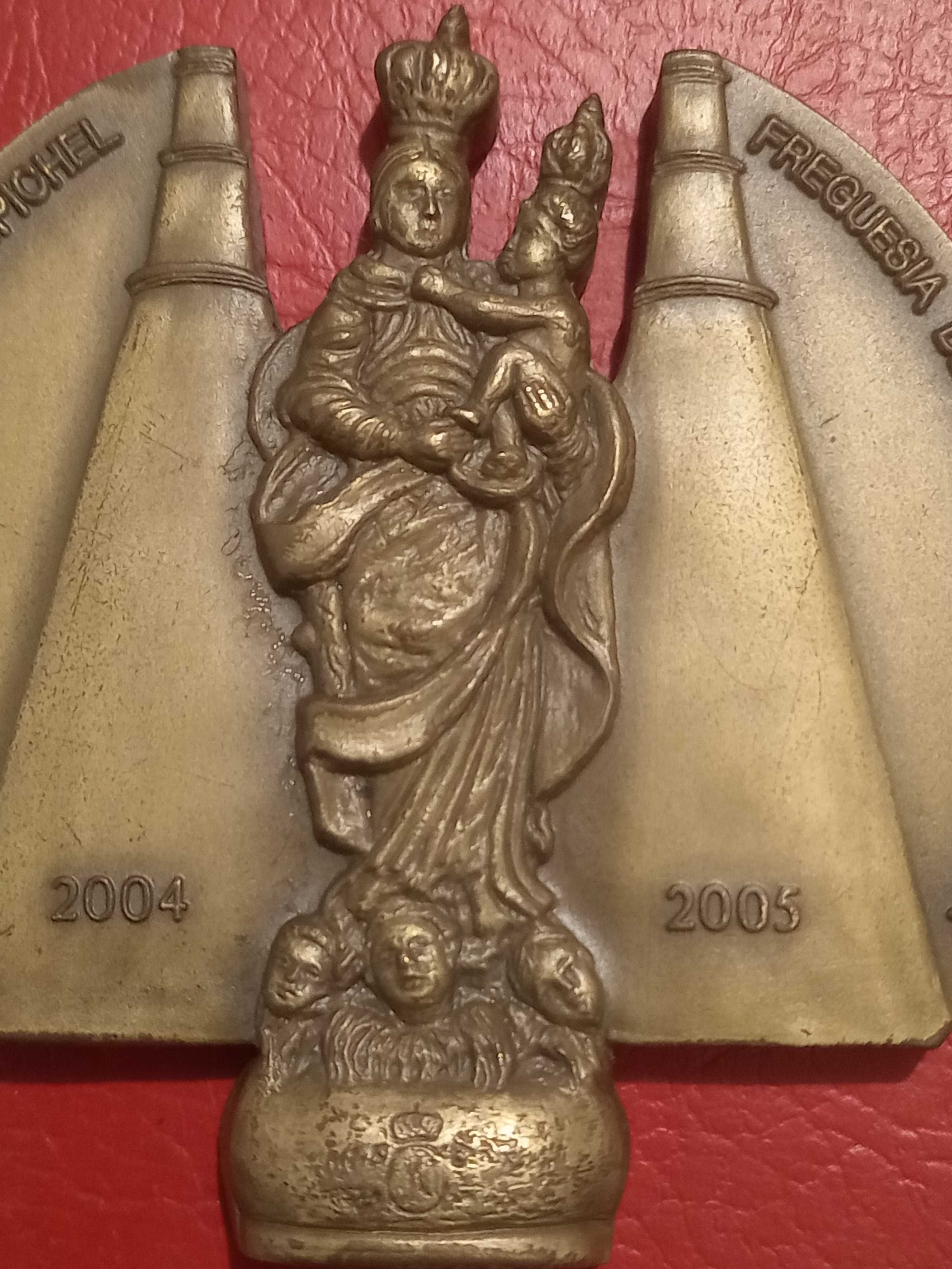 Medalha coleção Nossa Senhora Cabo Espichel em bronze