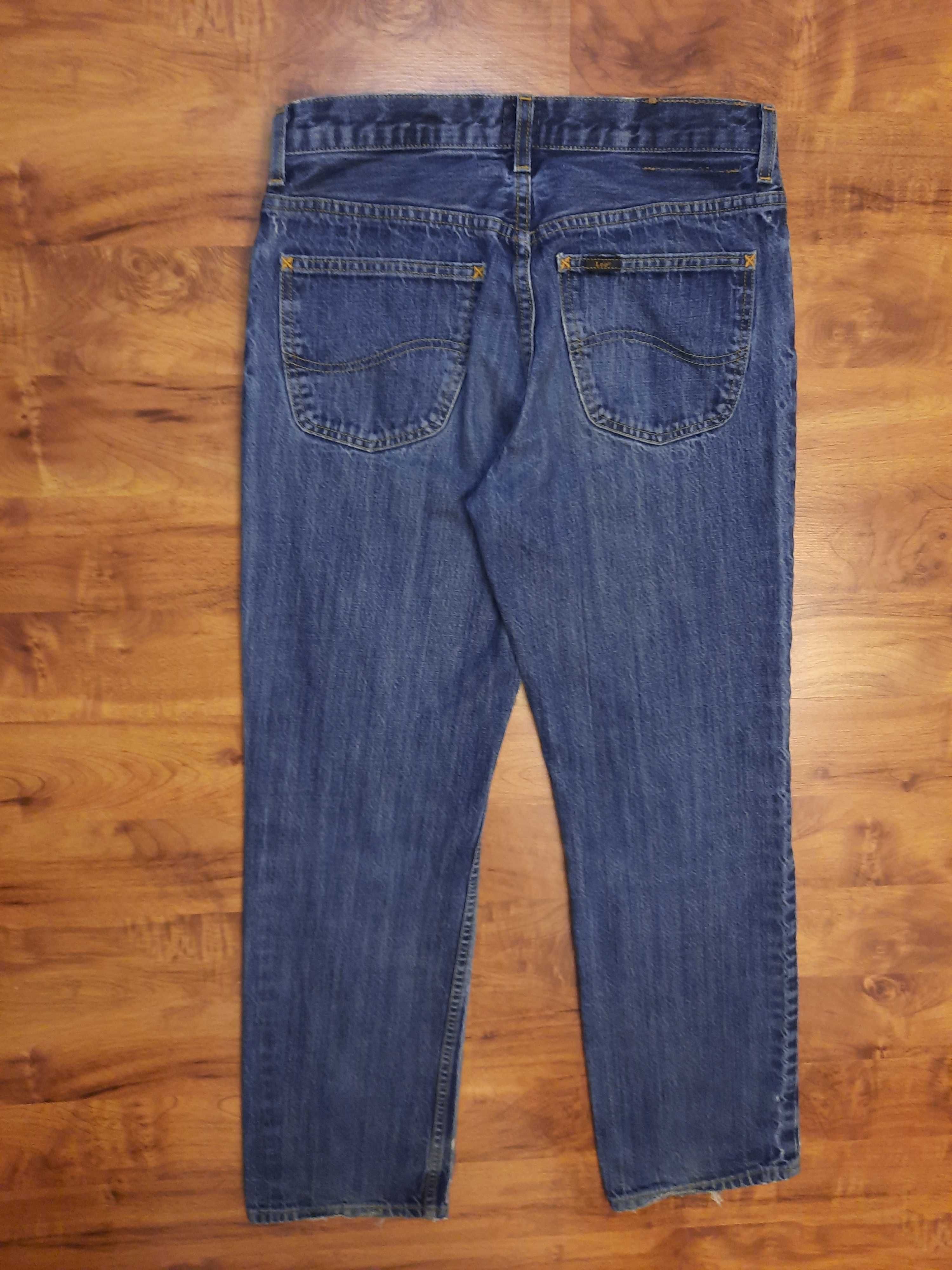 Spodnie jeansowe jeansy Brooklyn Comfort Lee W32 L32 M