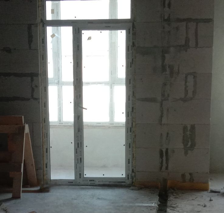 Склопакет з дверима на балкон бу
