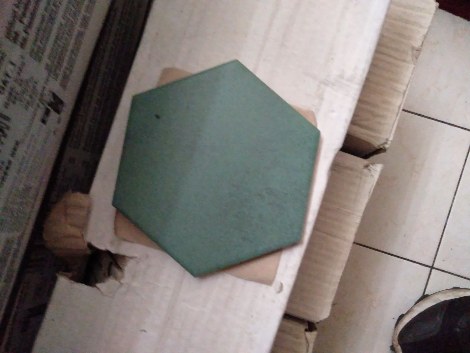 Plytki green hex 11×12.5