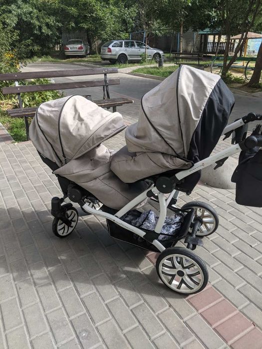Візок для двійні ,коляска для двойни Babetto 42 (2в1)