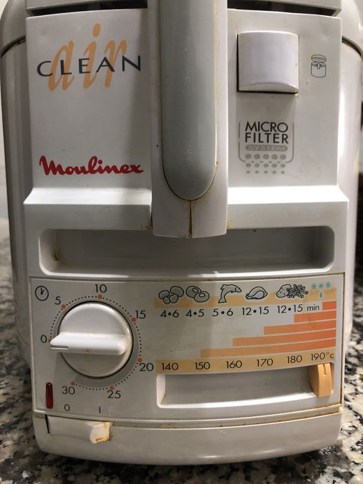 Fritadeira moulinex com filtros