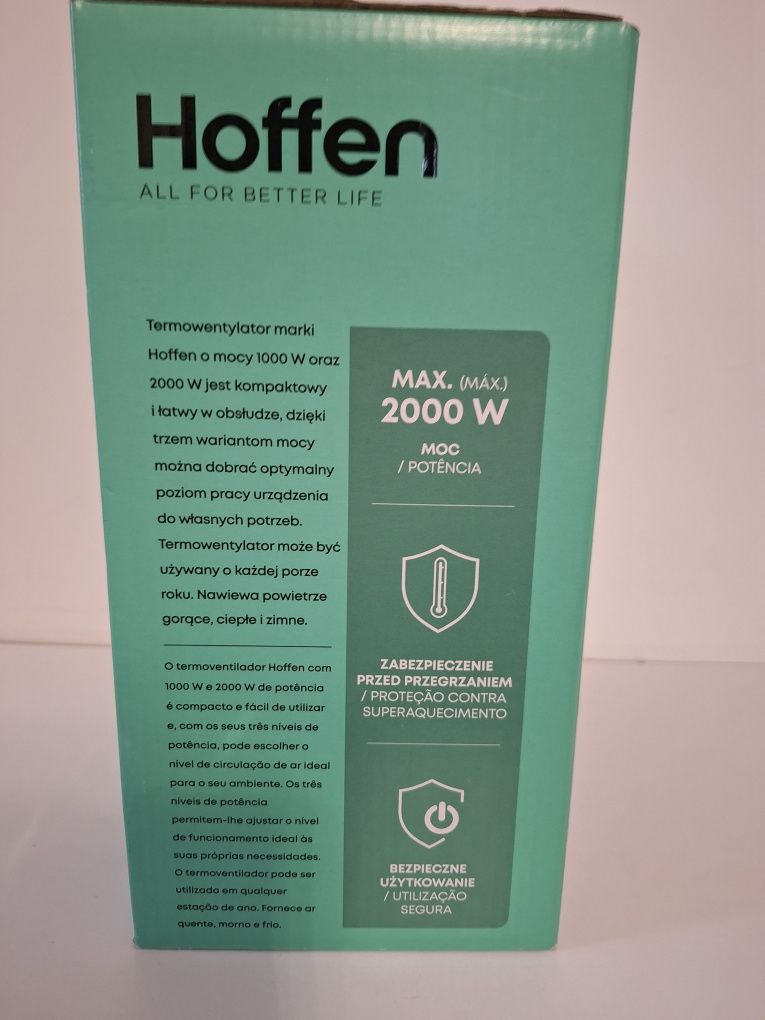 Hoffen termowentylator 1000W,2000W