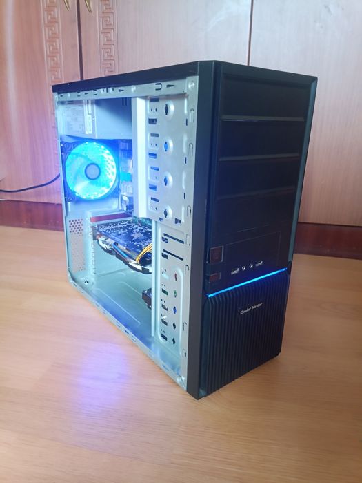 Игровой компьютер ПК системный блок Intel і7/16Gb/RX470/SSD256+500