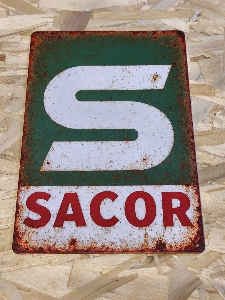 SACOR placa de metal decorativa