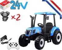 24V 2x200W Traktor na akumulator elektryczny dla dzieci New Holland