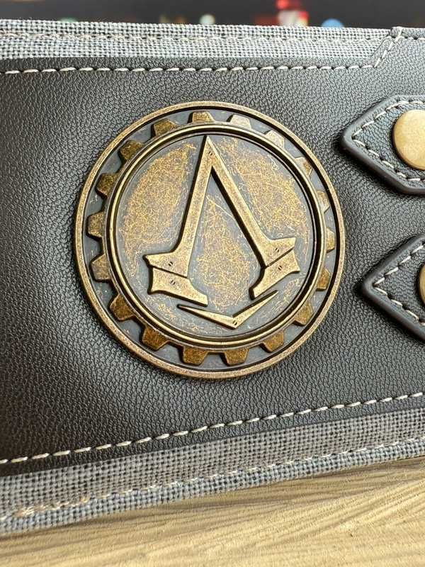 Portfel skórzany męski gra Assassin creed vintage
