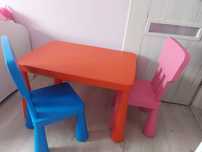 Stół i 2 krzesła Ikea Mamut