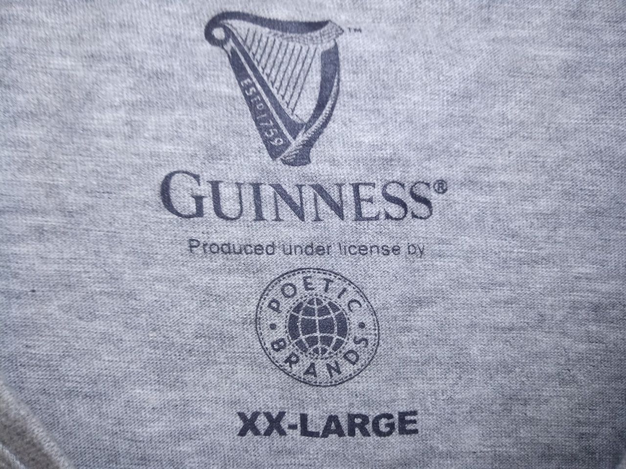 Guinness koszulka licencyjna rozmiar XL