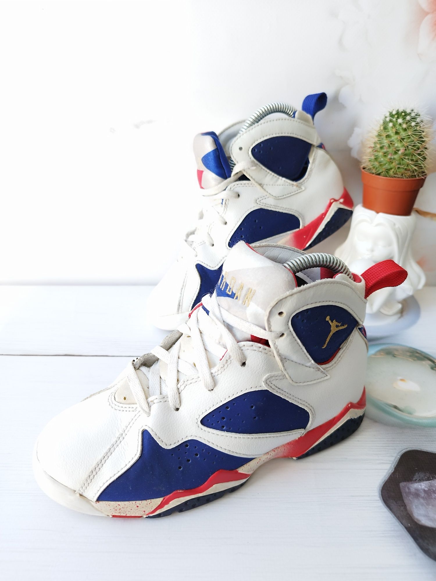 legendarne, wysokie Sneakersy Jordan 7 VII Retro USA Olympic rozm.31,5