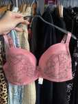 Biustonosz stanik bielizna plus size usztywniany 85D koronkowy