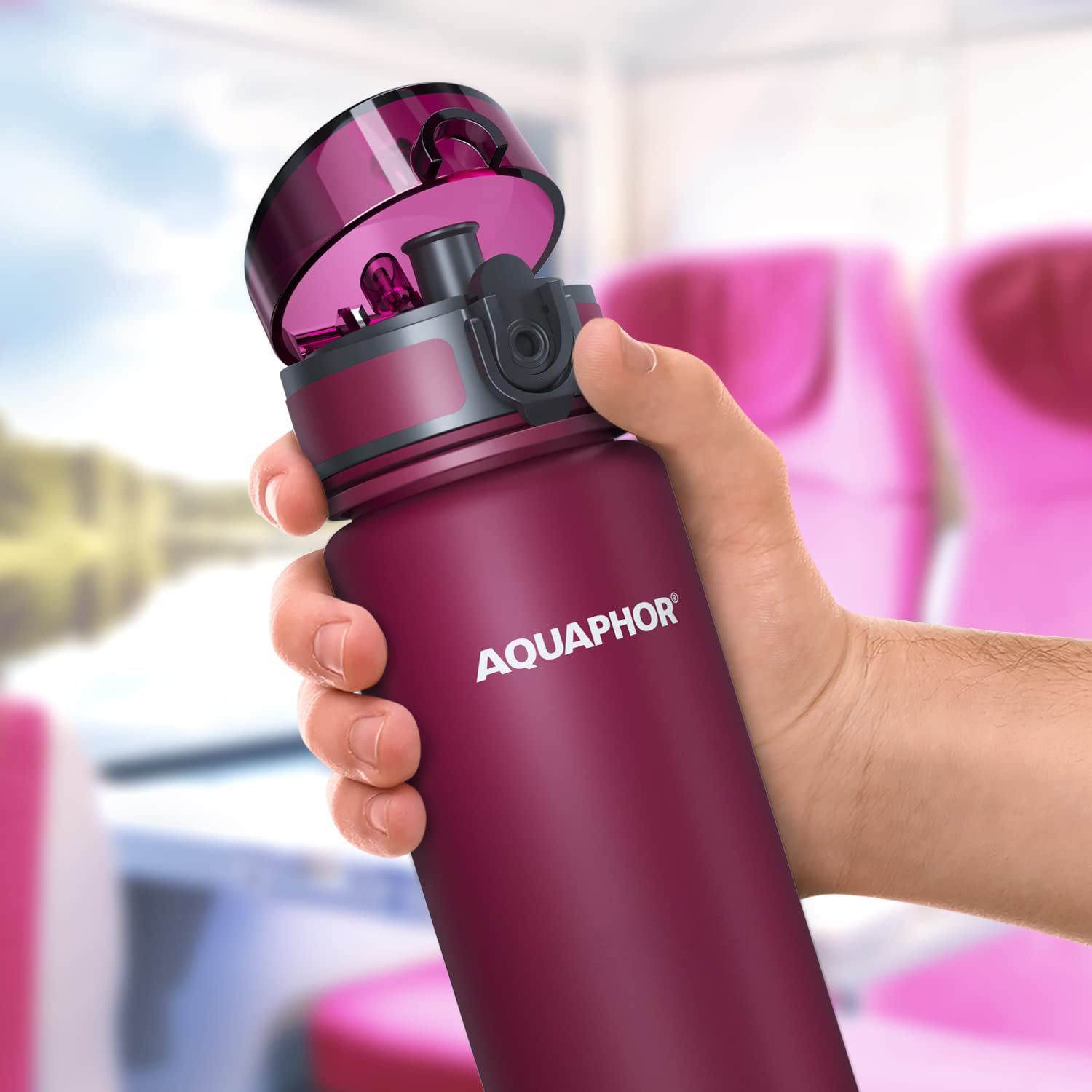 Butelka Aquaphor 0,5l czerwona