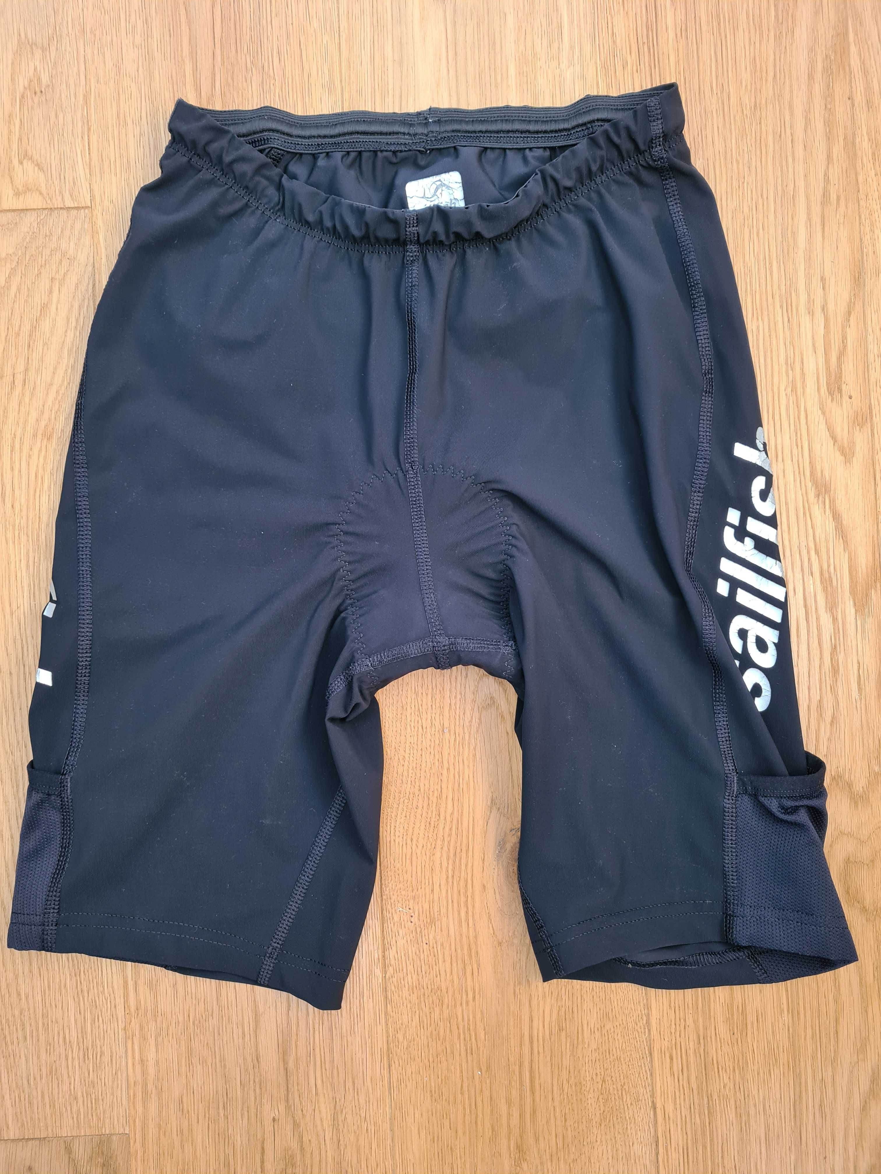 Startowy strój triathlonowy Sailfish dwuczęściowy męski czarno-biały M