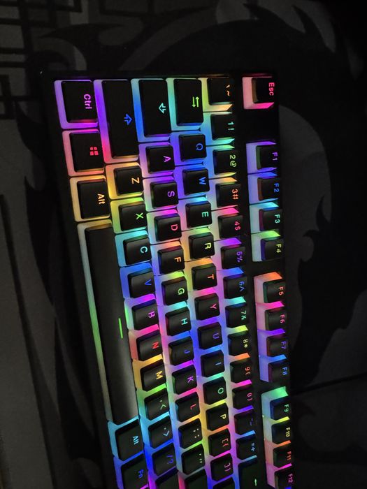 Механічна клавіатура ATAX PRO RGB Pudding Outemu чорного кольору