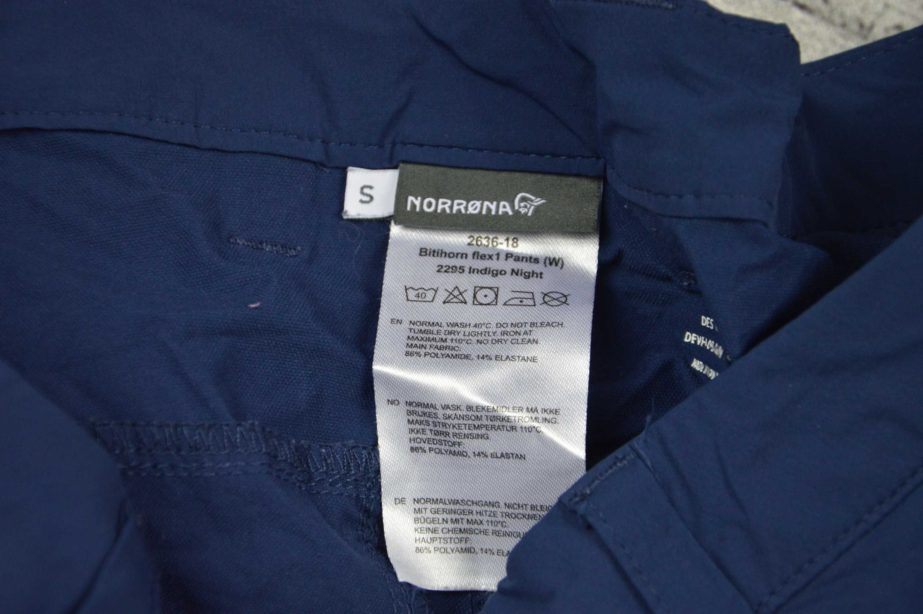 Norrona Bitihorn Flex1 meskie spodnie trekkingowe softshell - S