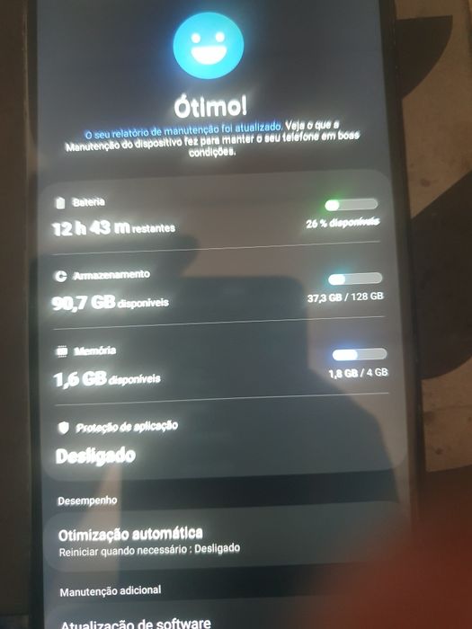 Samsung A32 5g 128 GB está a informação no anúncio