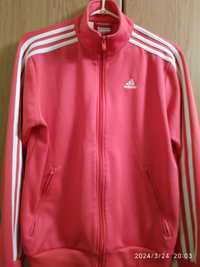 Bluza dresowa damska r L adidas czerwona, używana