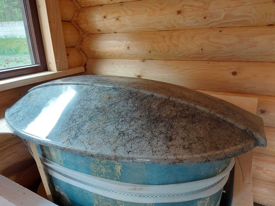 Pokrywa do Balii i ogrodowej do sauny, bani (drewniana)