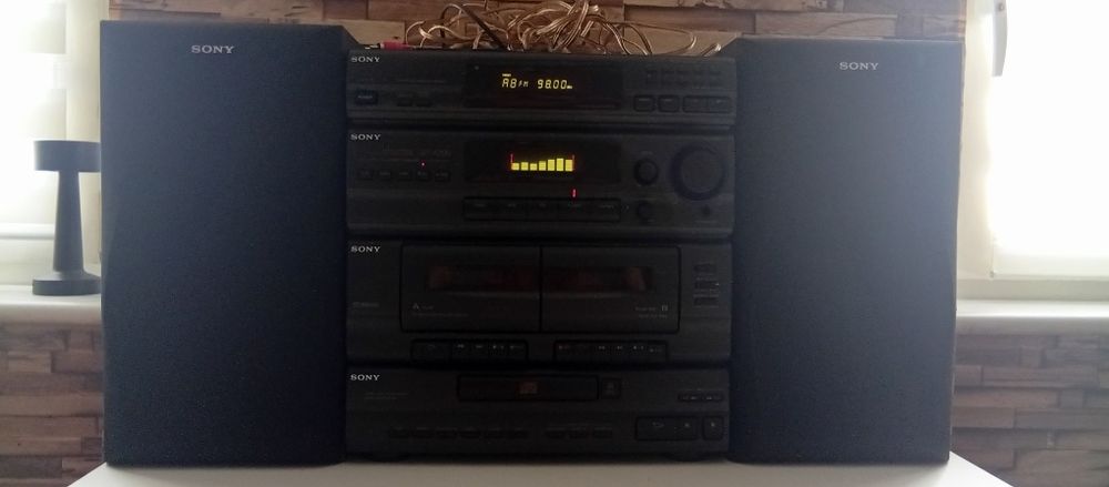 Wieża SONY LBT-A290 + pilot + kolumny