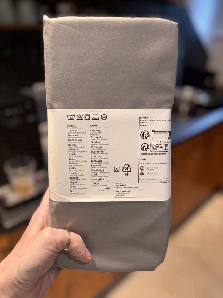 Przescieradło z gumką Ikea Ronnveckmal 160x200