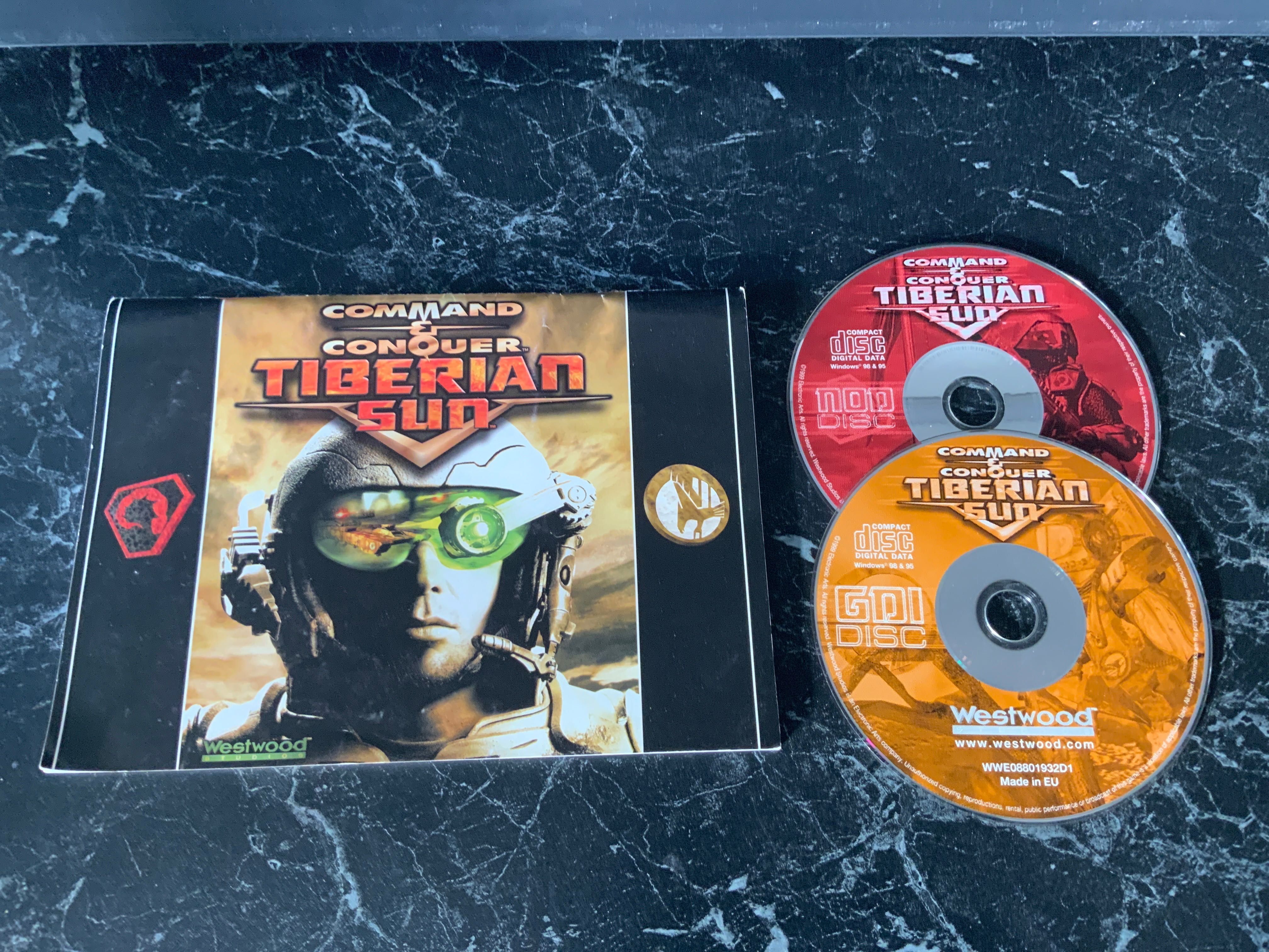 Command & Conquer Tiberian Sun (polska instr.) i Red Alert 2 (4 CD)