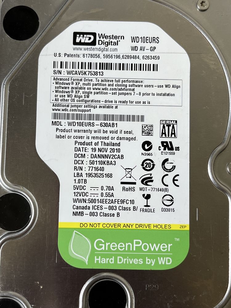 Вінчестер HDD 1 TB