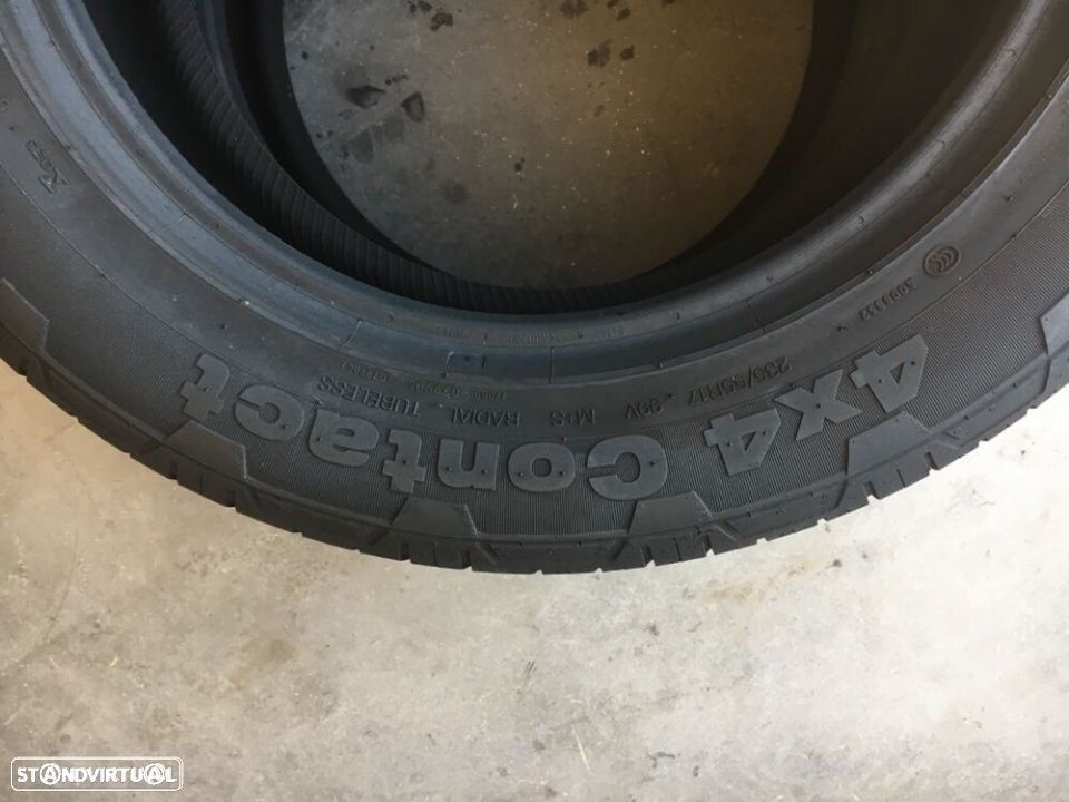 2 pneus semi novos continental 235/55/17 - entrega grátis