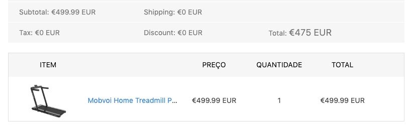 Mobvoi Treadmill Home Pro - Passadeira
