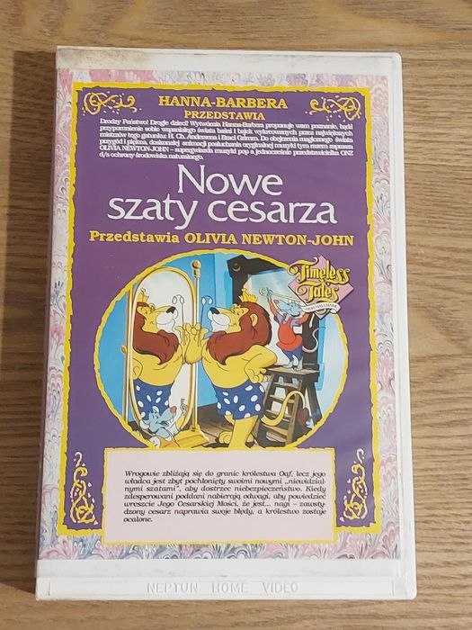 Kaseta Hanna Barbera przedstawia Timeless Tales nowe szaty cesarza vhs