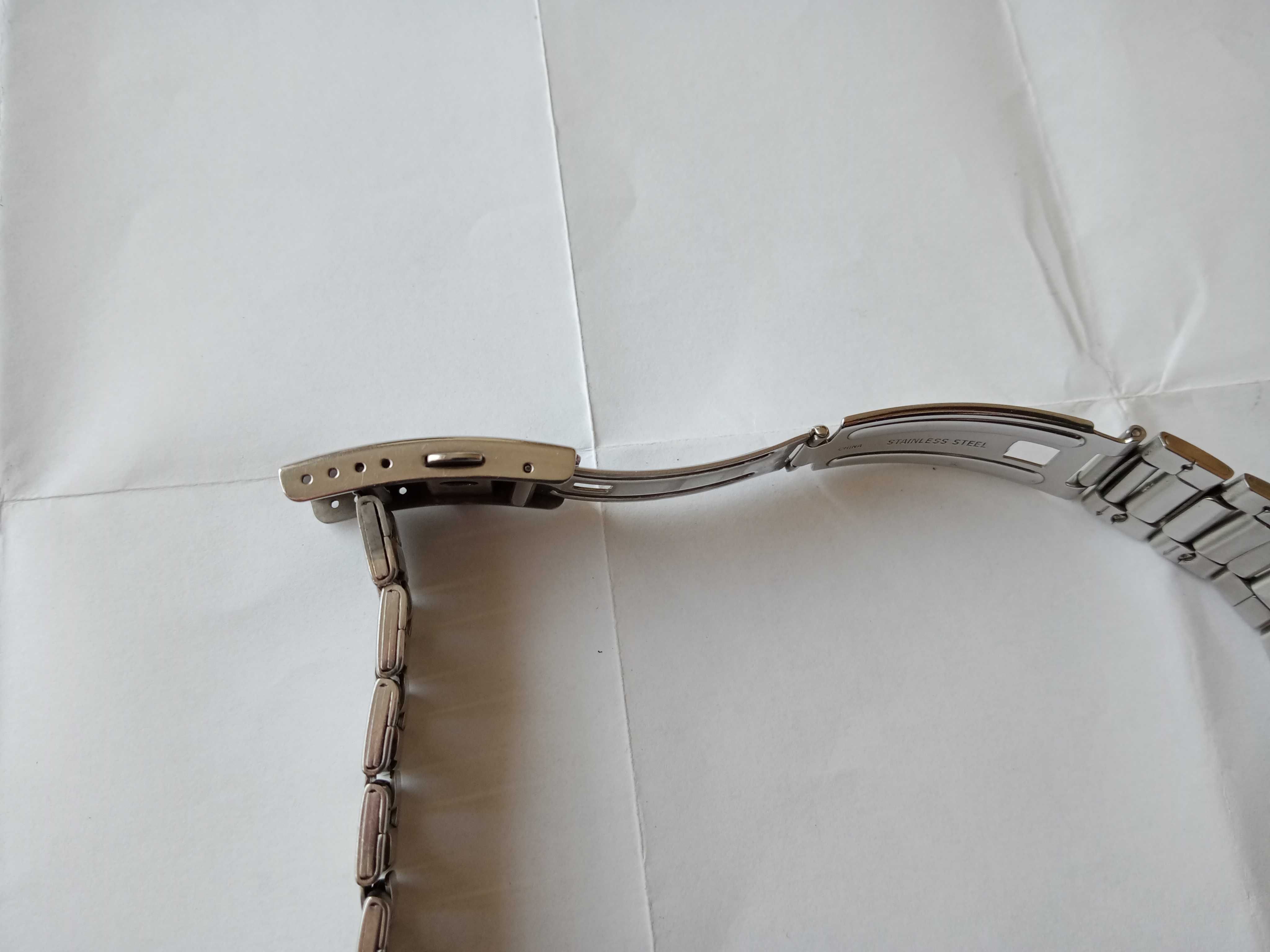Pasek stalowy S-1229N do zegarka Casio  Bransoleta  max.dł.18cm