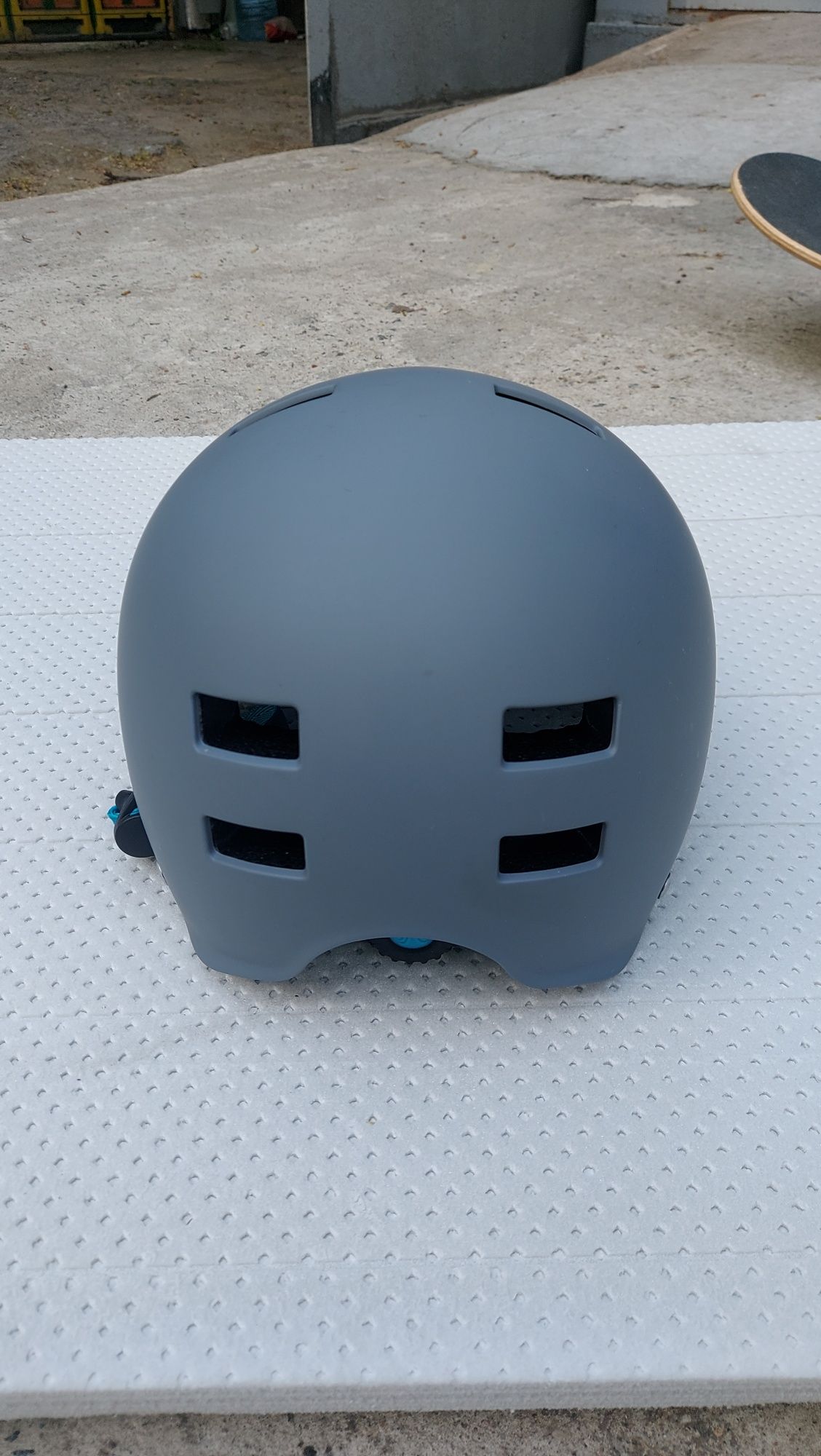 Шлем Bluegrass Eagle Superbold матовый серый/голубой