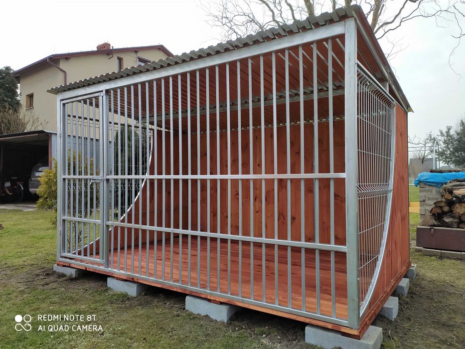Kojec dla psa nowoczesny 3x2 2x2 4x2 ocynkowany ogniowo PREMIUM