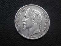 5 франков 1867 г. Франция.