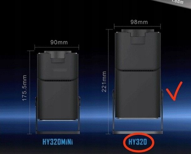 Projektor HY320 Magcubic/ Full HD 1080P/ 390 ANSI lm/ Wi-Fi HDMI/ z PL