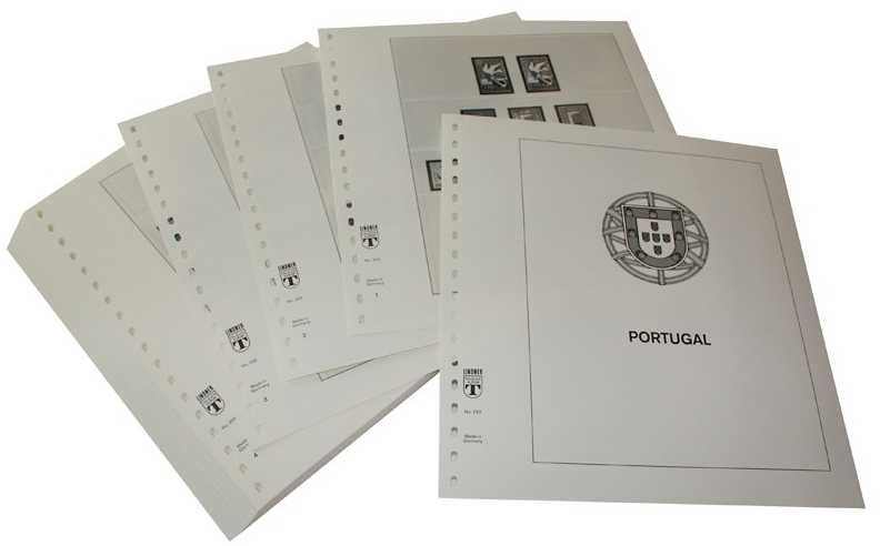 Páginas Lindner Selos Portugal 1960/1977 com capa e estojo