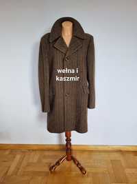 Płaszcz wełna i kaszmir vintage retro John Collier
