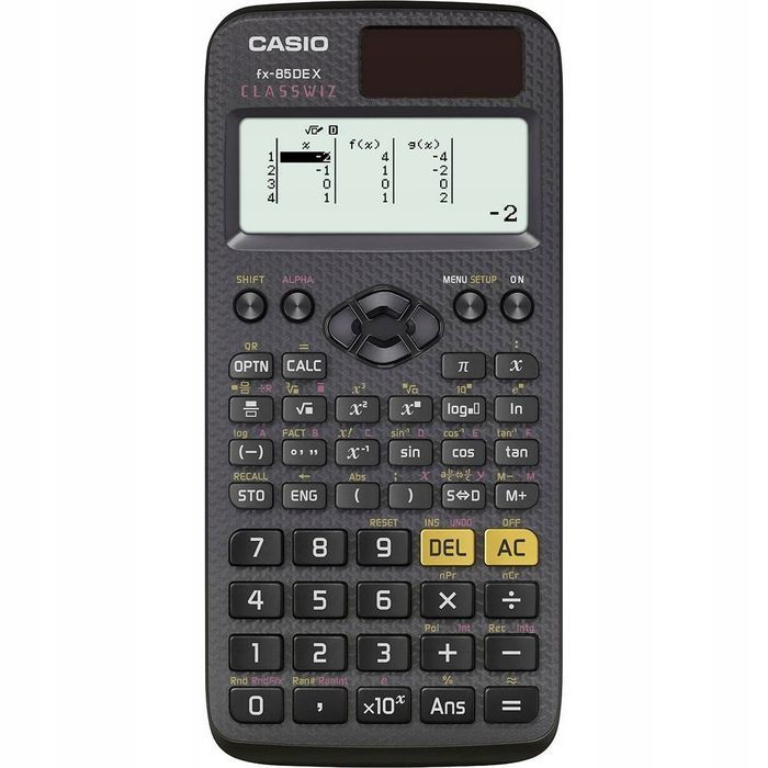 kalkulator biurowy casio fx-85dex język niemiecki wyświetlacz lcd