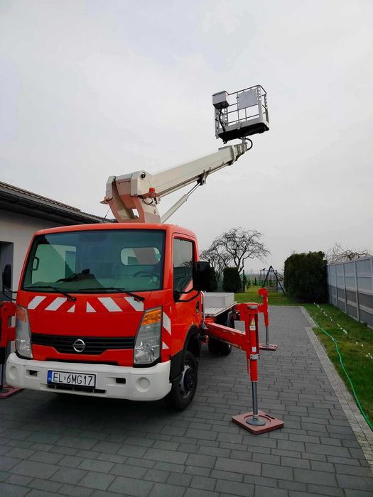 Wynajem/usługi podnośnikiem koszowym/zwyżka