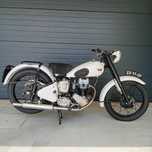Bsa 250cc ano 1951, mota antiga