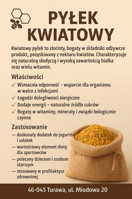 Pyłek pszczeli 2025